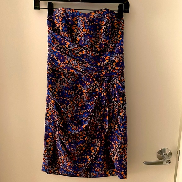 Floral Club Monaco mini strapless  dress size 4 - Picture 6 of 8